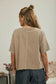 light brown short sleeve shirt