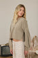 mocha mineral wash long sleeve top
