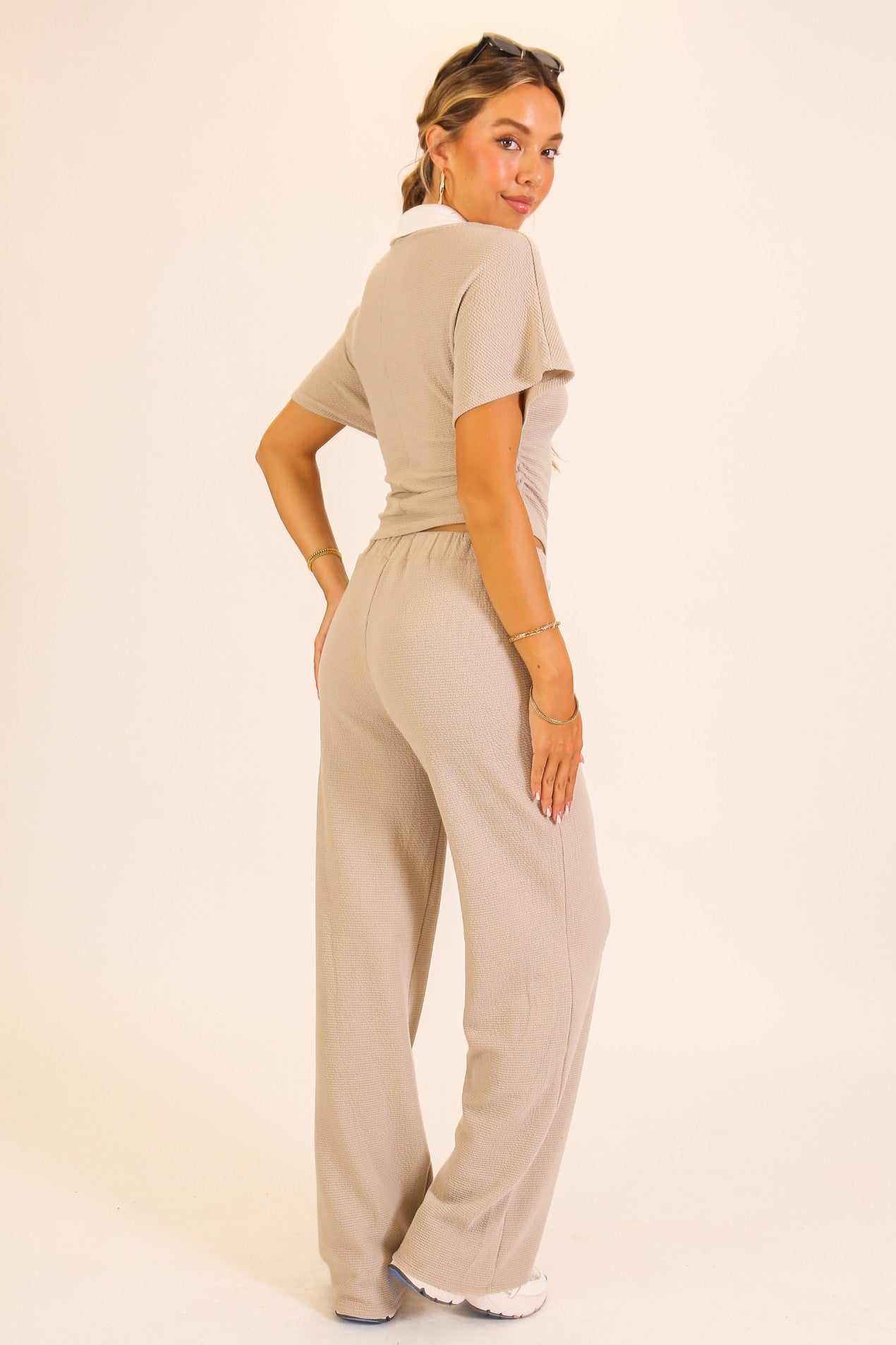 taupe lounge pants