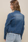 basic dark wash denim jacket