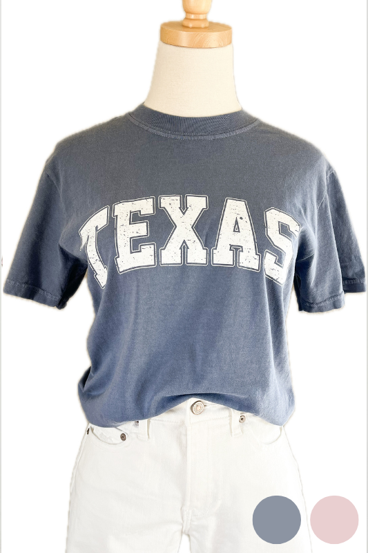 denim blue comfort colors Texas graphic t shirt