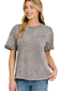 charcoal grey mineral wash tee