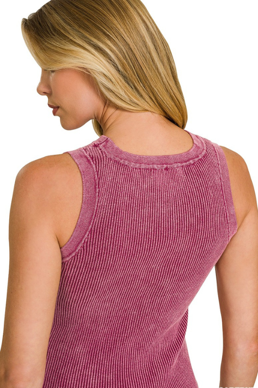 burgundy mineral wash tank