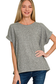 Soft Short Cuff Sleeve Top