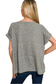 Soft Short Cuff Sleeve Top