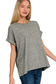 Soft Short Cuff Sleeve Top