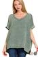 Short Sleeve Oversized Gauze Top