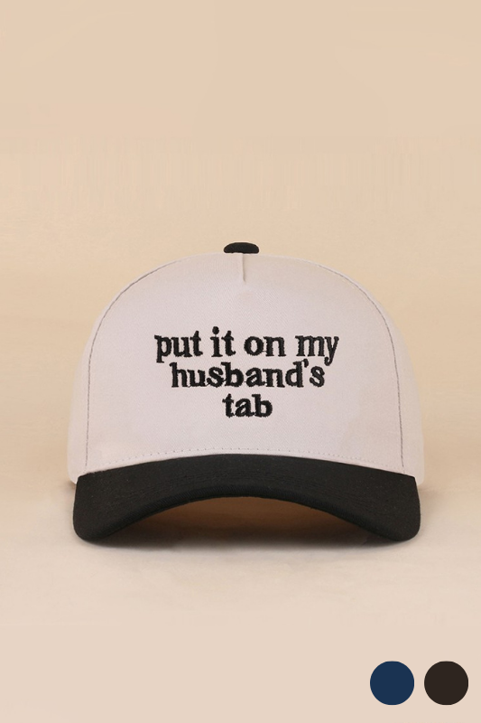 black husbands tab hat