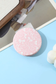mini bow print round pocket mirror