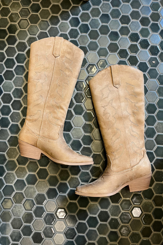 soda zahara camel western boot