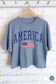 blue america long crop t shirt