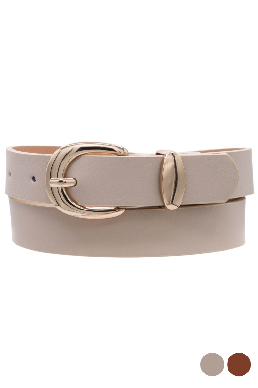 Faux Leather Belt