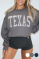 Oversized Texas Graphic Sweatshirt