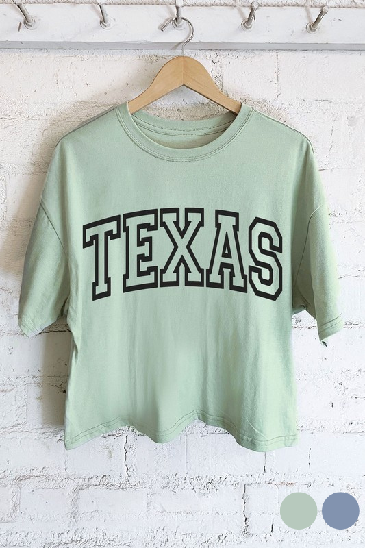 Mint green texas shirt