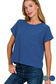 Long Cropped Pocket Top