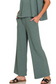zenana elastic waist two piece set