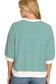 green striped cuff sleeve top