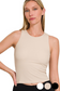 zenana padded racerback tank top