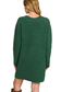 green Christmas sweater dress