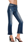 affordable dark wash high rise stretch jeans