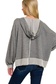 zenana grey hoodie top