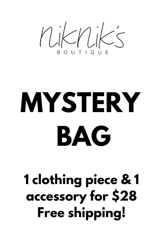 Mystery Bags - 1 Clothing Piece & 1 Accessory for $28