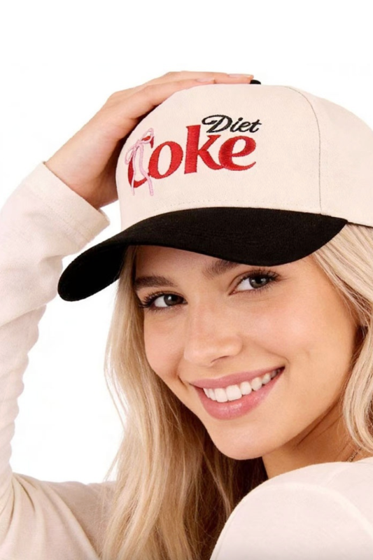 canvas diet coke hat