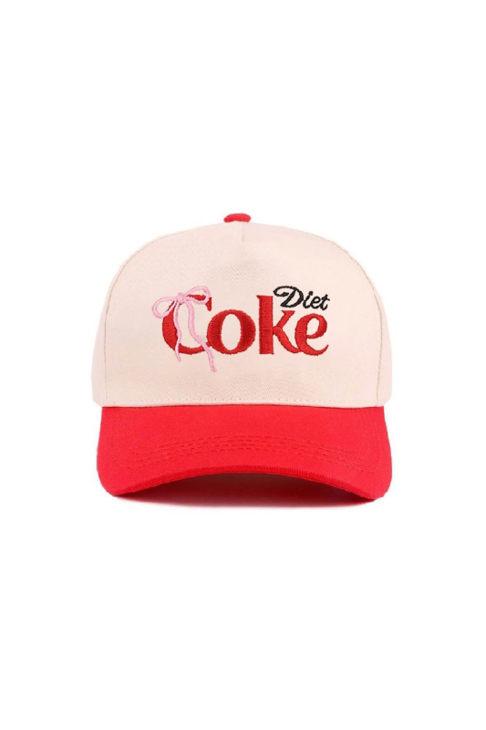 red diet coke bow hat