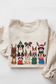 gildan beige Christmas dog sweatshirt