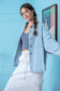 blu pepper denim button jacket