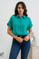 blu pepper short sleeve button down top