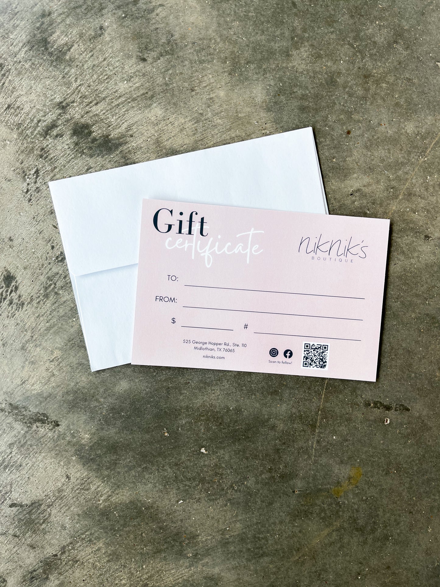 NikNik's Boutique Gift Card
