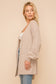 open cardigan with belt
