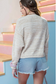 beige knit long sleeve pullover sweater