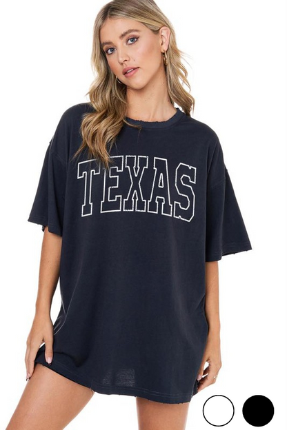 Oversized Texas Graphic T-Shirt