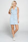 Light Wash Sleeveless Denim Dress