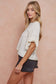 Ivory Ruffle Sleeve Top