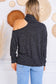 Black Open Shoulder Top