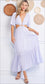 Lilac Cut-Out Maxi Dress