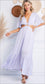 Lilac Cut-Out Maxi Dress