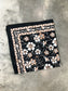 Navy Floral Bandana Scarf