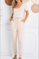 Cream Everyday Pocket Jumpsuit